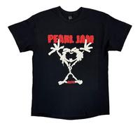 Pearl Jam 'Stickman' (Nero) T-Shirt - NUOVO E UFFICIALE