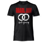 Pearl Jam T Shirt Ufficiale Don't Give Up. Maglietta Unisex in Cotone. Maglia Rock vestibilità Regular per Adulto e Ragazzo XXL