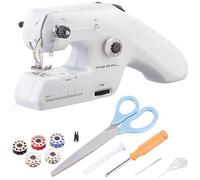 Pearl Macchina da Cucire: Mini Macchina da Cucire a Mano USB, Filo Superiore e Inferiore, Funzionamento USB (a Mano elettrica, Costume)