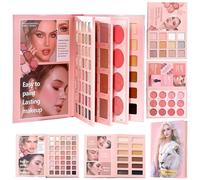 Pearl Matte Eyeshadow Pallet, Multi Shade Makeup Set, Compact Size, Travel Convenience, Blendable Powder Texture Detail, Cosmetic Makeup Collection, Commuting Dating School Party