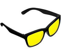 Pearl Men's Sunglasses - Occhiali per Visione Notturna: Occhiali per la Visione Notturna Che migliorano Il Contrasto Night Vision in Un Look retrò (notturni Auto, Night Sight)