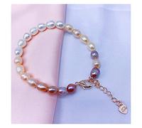 Pearl Natural White Freshwater Pearl Pink Color Purple Gift for Women Multicolor China
