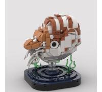 Pearl Nautilus - Set di creature marine, blocchi meccanici di creature marine, kit da collezione Steampunk, design creativo, blocchi da costruzione, regali per adulti, 426 pezzi