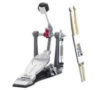 Pearl P-1030R Eliminator Solo Red + bacchette per batteria Keepdrum