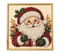 Pearl Painting Kit with Frame Christmas Decorative Cute Wall Art 30x30x3cm