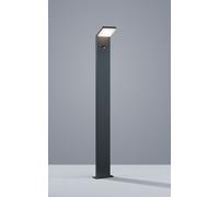 PEARL PALO BASSO LED 8W 900lm, 3000K ALLUMINIO GRIGIO ANTRCITE CM100 IP54 CON SENSORE