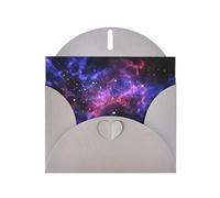 Pearl Paper Universo Galaxy Star Space Biglietto di auguri con busta, interno bianco per compleanno, Natale, tutte le occasioni, 15,2 x 10,2 cm