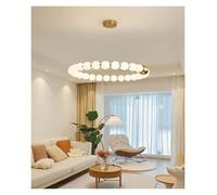 Pearl Ring LED Chandelier Dining Room Living Room Dining Table Kitchen Chandelier Home Acrylic Ball Lamp