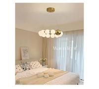 Pearl Ring LED Chandelier Dining Room Living Room Dining Table Kitchen Chandelier Home Acrylic Ball Lamp