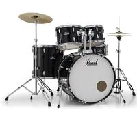 Pearl Roadshow RS525SC/C31 Jet Black Batteria acustica completa con piatti Sa...