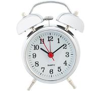 Pearl Watch - orologio retro: Nostalgica sveglia campana retrò con azionamento al quarzo (sveglia a campana rumorosa, nostalgia, orologio)
