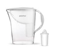 PearlCo Standard - Caraffa filtrante (bianco) con 1 filtro classic(compatibile Brita® Classic®)