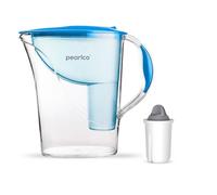 PearlCo - Filtro acqua standard (blu) con 1 cartuccia filtro Protect+ classic (f. acqua dura) - si adatta a Brita Classic