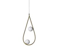 PEARLS 65 Lampada A Sospensione Ottone/Opale