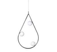 PEARLS 80 Lampada A Sospensione Nichel/Opale