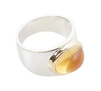 Pearls Before Swine - Anello con Citrino - - Accessories - unisex - Grigio - ONE SIZE