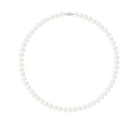 PEARLS & COLORS Collana con Perle di Coltura d'Acqua Dolce Semi-barocche Qualita AAA+ in Argento 925