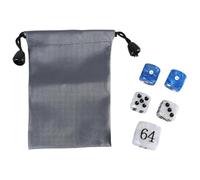 Pearls Dices Per gli appassionati di backgammon Acrilico Costruire Dices Eleganti Dices Professionali Backgammon Acrilico Pearls Dices Set