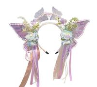 Pearls Fascia Tessuta A Mano Nastri Farfalla Per Trappola Primes Accessori Capelli Livello Puntelli di Supporto