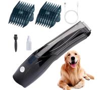 PEAT CAPILE CAPILE CON ESPLIZIONE - TRIMMER ADULO ABS, Strumento di toelettatura elettrica | Clipper da 1500 mAh ricaricabile a 3 marce con riduzione del rumore, depilazione a vuoto per cani Care prof