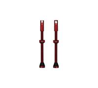 Peaty s cnc tubeless valves 80mm red