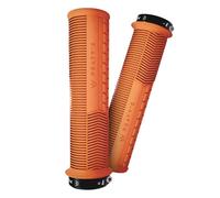 Peaty's Manopole bici Monarch Mushroom – Mescola morbida 20a, Texture a fungo – Arancione