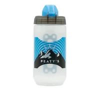 Peaty's Fidlock Lockin, borraccia magnetica da 450 ml per bicicletta, con supporto, accessorio per mountain bike e ciclismo, alternativa premium alla gabbia, torsione e rilascio, Sunrise Clear