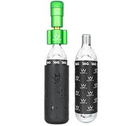 Peaty's Holeshot Kit Gonfiaggio con Bomboletta CO2 per Bici - Pompa CO2 Bici con Design Lineare Compatto, 2 Cartucce 16 g e Manicotto di Protezione Antigelo, Per Bici da Strada e Gravel - Verde