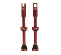 Peaty's X Chris King MK2 Valvole Presta Tubeless Set 60 mm rosso (60 mm)