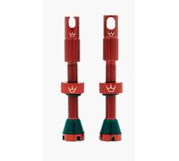Peaty s cnc tubeless valves 80mm red