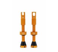 Chris King Peaty´s Tubeless Valves Arancione 60 mm Matte Mango