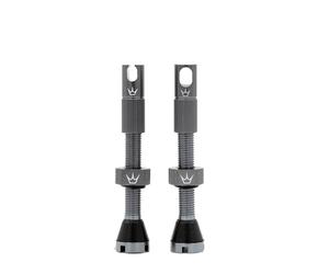 Peaty's X Chris King MK2 Tubeless Valves Presta - Integrated Spoke Key & Valve Core Removal Caps, Mountain Bike, Road & Gravel Bicycle Tyre, Insert Compatible, 7075 Aluminium - 42mm & 60mm