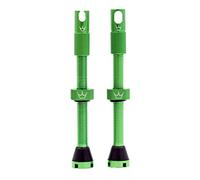 Peaty's X Chris King MK2 Presta Tubeless Valves Set 60 mm emerald (60 mm)