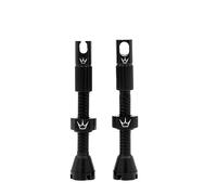 Peaty's X Chris King MK2 Set di valvole Presta Tubeless 42 mm nero (42 mm)