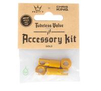 Peaty's x Chris King Tubeless Valve Accessory Kit Gold