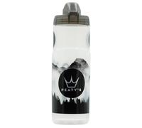 Peaty's Fidlock Lockin - Borraccia magnetica da 600 ml per bicicletta, accessorio per mountain bike e ciclismo, alternativa premium alla gabbia, torsione e rilascio, colore: trasparente