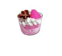 Peau d'âne - Candela gourmet senza gioielli - Crema di lampone - 125 g
