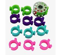 PeavyTailor Set di 50 supporti per bobine per macchine da cucire, morsetti per organizzare fili ed evitare grovigli
