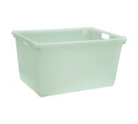 PEB Secchio in Polietilene Rettangolare da 150 litri, Bianco, cm 80x63x38