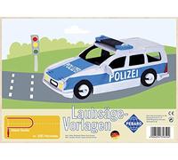 Pebaro 358 S Police Car 3D Traforo Opera d'Arte