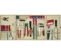 Pebaro 415 Armadietto per attrezzi professionale, 30 pezzi, set completo in arma