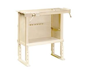 Pebaro 489 - Banco da Lavoro con 2 Porta Attrezzi, Altezza Regolabile