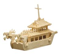 Pebaro 875 kit di costruzione in legno barca drago, nave puzzle 3D, puzzle...