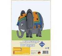 Pebaro - Kit per traforo con Disegno di Elefante