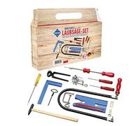 Pebaro-108P Kit 21 Pezzi, Sega da traforo, Tagliere, Foglie, Trapano e Altri Strumenti Inclusi, Adatto a Tutti Gli Appassionati di Hobby, 108P