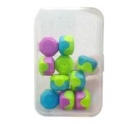 PEBBLE Catcher Toy - Pebble Grab Toy Children, 10x Stone Pebbles Catch Game | Giochi folk tradizionali coreani, lancio di pietre interattive per ragazzi, ragazze di età compresa tra 5+ 2 cm 0,79 polli