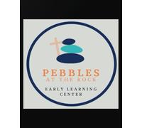 Pebbles At The Rock: Black 8x10 Journal