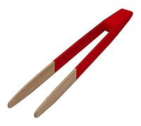 PEBBLY - Pinza Magnetica per Toast in bambù - 24 cm - Rimuovi Facilmente Il Toast dal tostapane Senza scottarti, Pinza Flessibile e Leggera, Disponibile in Diversi Colori, con o Senza Magnete
