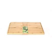 Pebbly - Tagliere in bambù - 26 x 18 cm - Design elegante per la tua cucina, facile da maneggiare