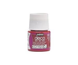 Pébéo 204024 - Colore Acrilico, tubetto da 45 ml, Colore: Rosso Opaco